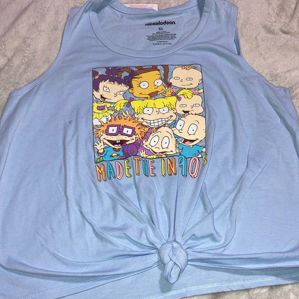 Tank top nickelodeon of Rugrats New 🩵❤️